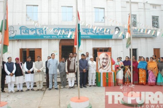 Pradesh Congress remembers the Father of Nation 